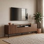 Nordure Rivoli Soporte para TV Milano Walnut y Negro